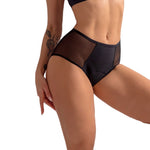 NATHALIE menstrual panty   sizes 36-50   Black